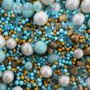 Mix Perlas Blanco - Azul