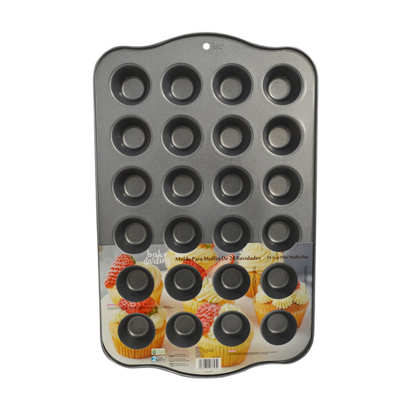 Molde mini Cupcakes 24 cavidades