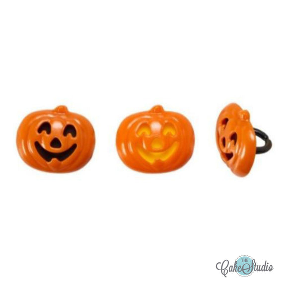 Anillos Calabaza Halloween 2pz