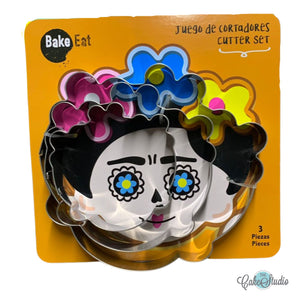 Cortador Catrina Flores 3pz