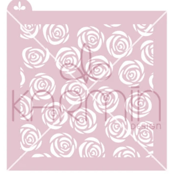 Stencil Rosas