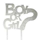 Topper Boy or Girl en Mdf Plata o Dorado