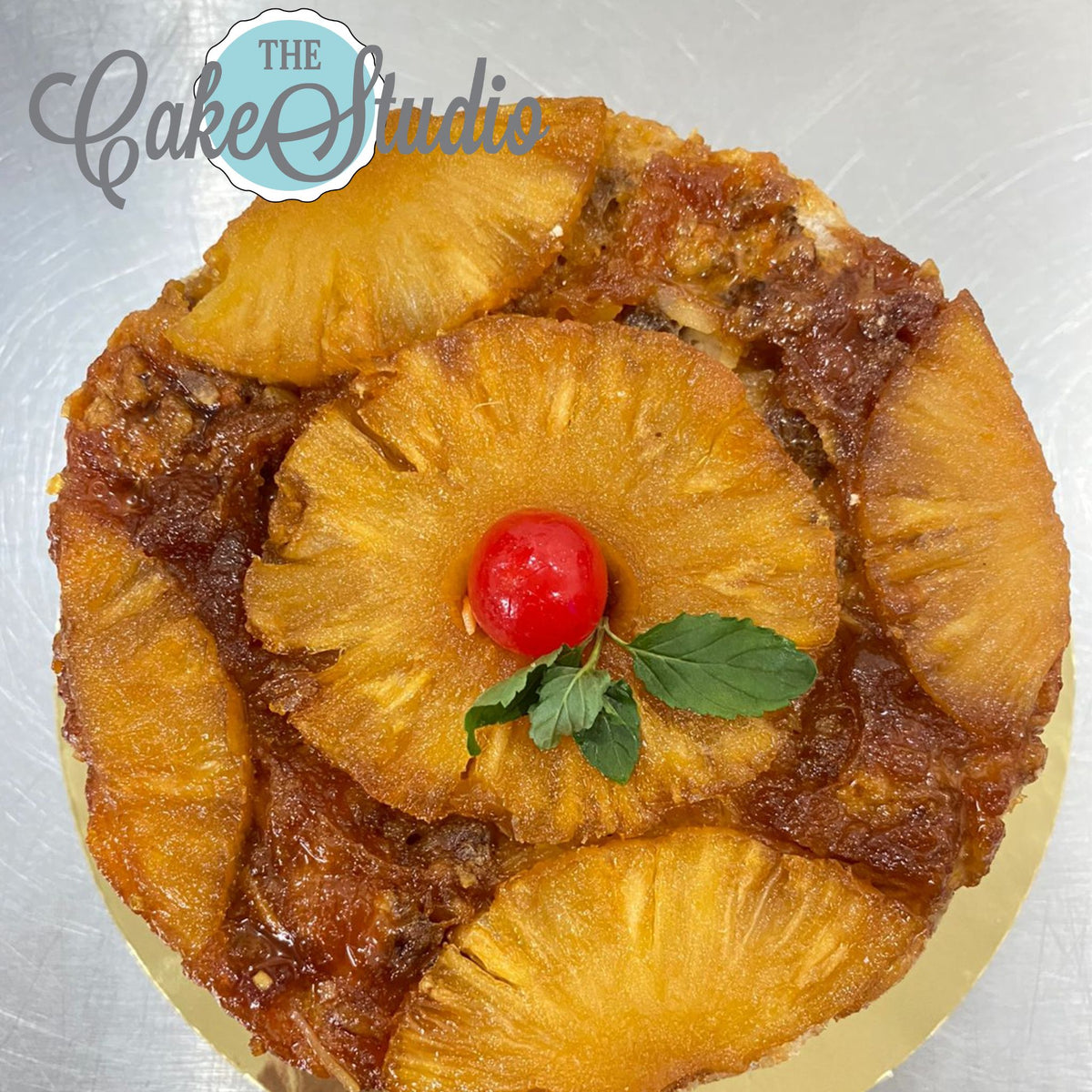 Mostachon Volteado de Piña – Cake Studio Mty