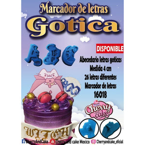 Marcador Letras Goticas