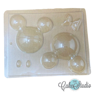 Molde Acetato Mickey y Minnie 2 Cav