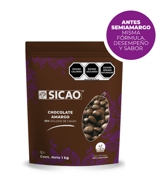 Chocolate Semiamargo 52% (Variedad de presentaciones)