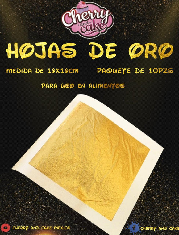 Hoja de Oro (10 hojas)